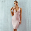 Summer Women Bandage Dress Vestidos Verano 2019 New Sexy Halter Backless Sleeveless Bodycon Clubwear Celebrity Party Dress