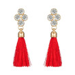 Bohemia Tassel Earrings Crystal Drop Earrings