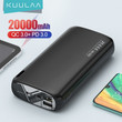 KUULAA Power Bank 20000mAh Portable Charging Poverbank Mobile Phone External Battery Charger Powerbank 20000 mAh for Xiaomi Mi