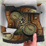 Piston Clock II Steampunk Boots