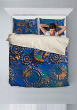 Blue Rust Bedding Set