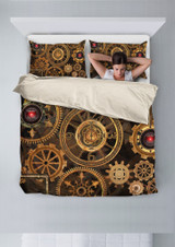 Steampunk Gear Bedding Set
