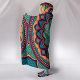 Yoga Mandala Hooded Blanket