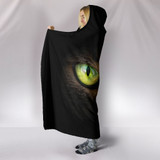 Cat Eyes II Hooded Blanket