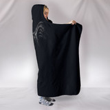 Black Cat Hooded Blanket