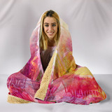 Pink Yoga Hooded Blanket