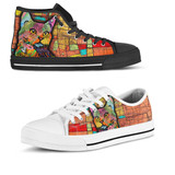 Surreal Cat Canvas Shoes