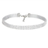 NEW Crystal Rhinestone Choker Necklace Women Wedding Accessories Silver Color Chain Punk Gothic Chokers Jewelry Collier Femme NEW Crystal Rhinestone Choker Necklace Women Wedding Accessories Silver Color Chain Punk Gothic Chokers Jewelry Collier Femme
