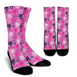 Pink Kitten Socks