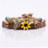 Ceramic Flower Bracelet