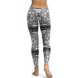 Black & White Mandala Leggings