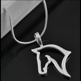 Retro Horse Pendant Necklace
