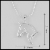 Retro Horse Pendant Necklace