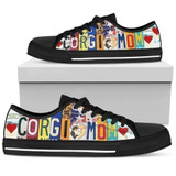 Corgi Mom Women's Sneakers Dog Lover