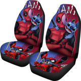 Deadpool Stitch Car Seat Covers
