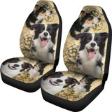 Border Collie Dog Car Seat Covers Funny