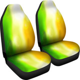 Blurred Irish Flag Car Seat Covers