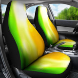 Blurred Irish Flag Car Seat Covers