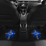 Silver Cross Blue Car Floor Mats