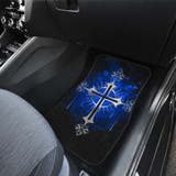 Silver Cross Blue Car Floor Mats