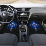 Silver Cross Blue Car Floor Mats