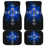 Silver Cross Blue Car Floor Mats