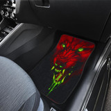 Red Wolf Angryunting Car Floor Mats