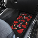 Red FisSymbols Shades Car Floor Mats
