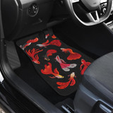 Red FisSymbols Shades Car Floor Mats