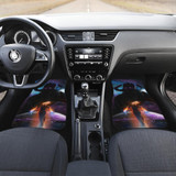 Galactus Vs Captain on the Galaxy Car Floor Mats