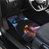 Galactus Vs Captain on the Galaxy Car Floor Mats