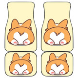 Corgi Butt So Car Floor Mats