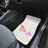 Coral Axolotl And Pokemon in pink Car Floor Mats