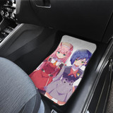 Zero Two And Ichigo Darling In The Franxx Car Floor Mats