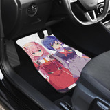 Zero Two And Ichigo Darling In The Franxx Car Floor Mats