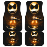 Jack Skellington with Pumpkin Halloween Car Floor Mats