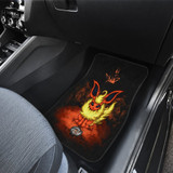 Flareon Pokemon in black Car Floor Mats