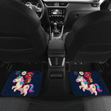 DeadPool Unicorn Chibi Funny Car Floor Mats