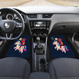 DeadPool Unicorn Chibi Funny Car Floor Mats