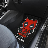 Cute Spiderman Front And Back Car Mats