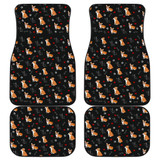 Corgi tShades in black Car Floor Mats