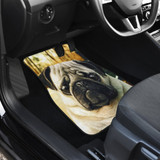 Pug Dogungry Sad Face Car Floor Mats