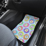 Tamagotchi Pattern Colorfull Car Floor Mats