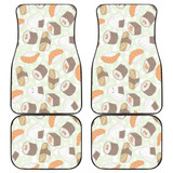 Sushi Pattern Colorfull Car Floor Mats