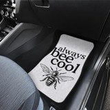 Always Bee Cool in grey Car Floor Mats