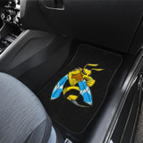 Angry Bee in black Car Floor Mats
