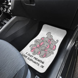 Love Elephant Front And Back Car Mats