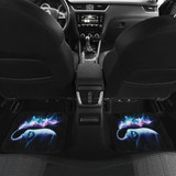 Elephant Galaxy in black Car Floor Mats