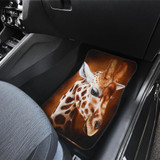 Giraffe angry Face Car Floor Mats