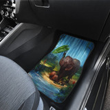 Elephant Drinking Water in est Car Mats
